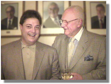 Broadcast Pioneers members Andy Kortman & W. Carter Merbreier (Captain Noah)